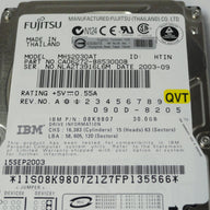 CA06272-B853000B - Fujitsu IBM 30GB IDE 4200rpm 2.5in HDD - Refurbished
