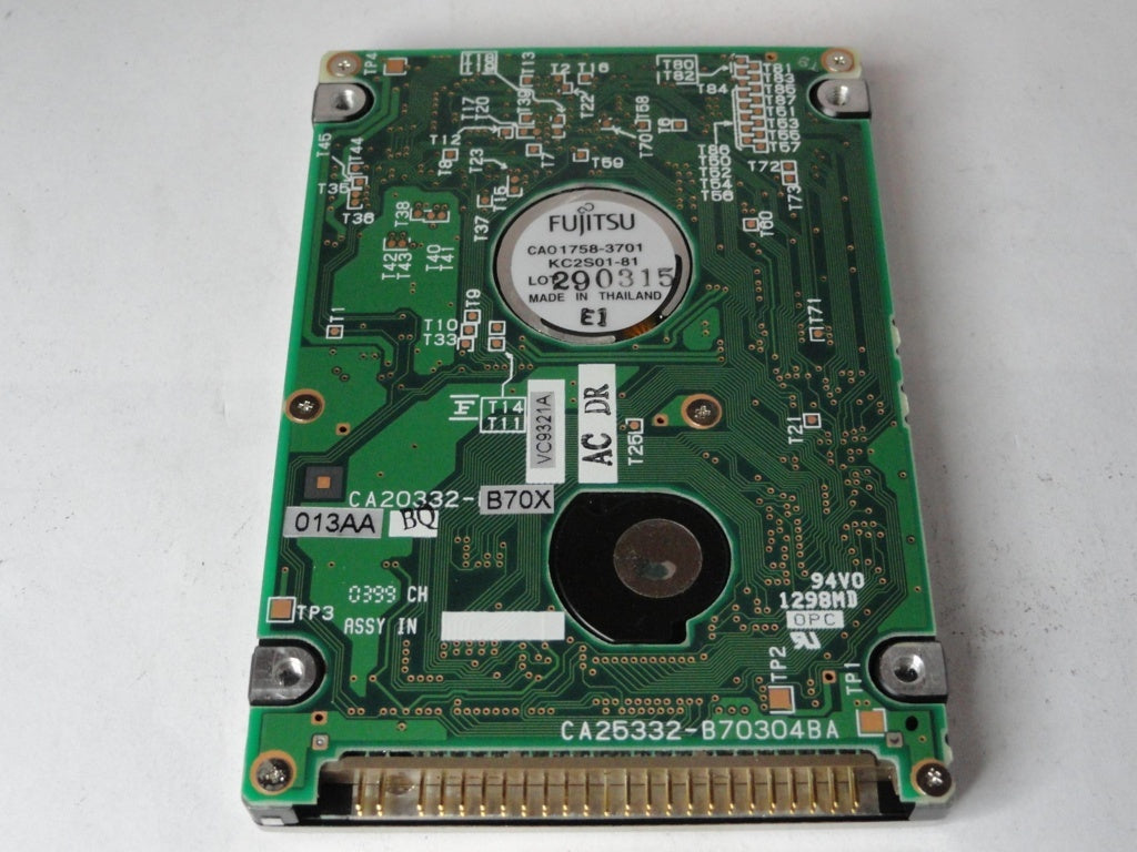 PR20316_CA01758-B84000DL_Fujitsu Dell 4.3Gb IDE 4200rpm 2.5in HDD - Image3