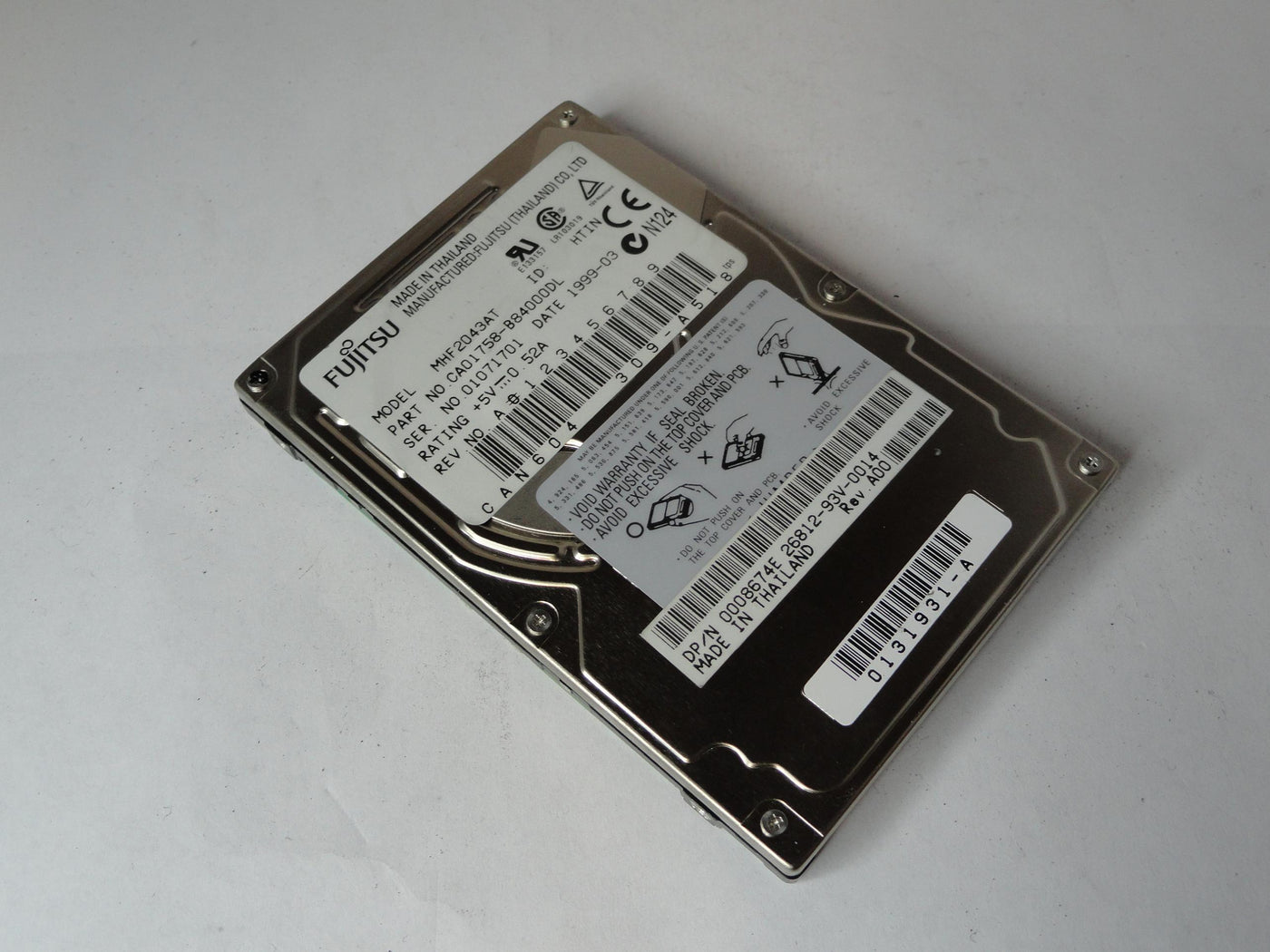 PR20316_CA01758-B84000DL_Fujitsu Dell 4.3Gb IDE 4200rpm 2.5in HDD - Image2