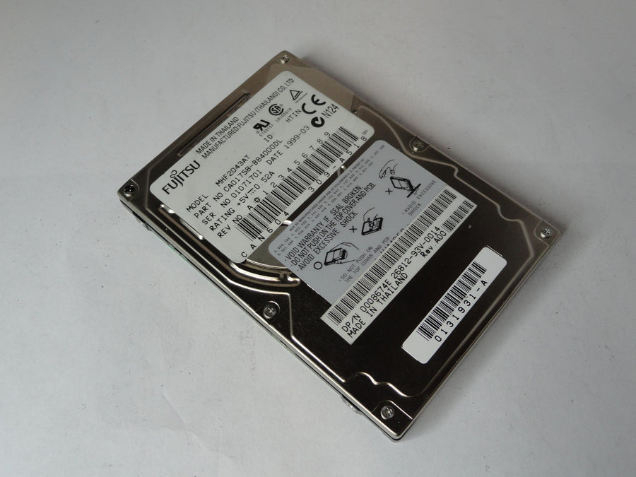 PR20316_CA01758-B84000DL_Fujitsu Dell 4.3Gb IDE 4200rpm 2.5in HDD - Image2