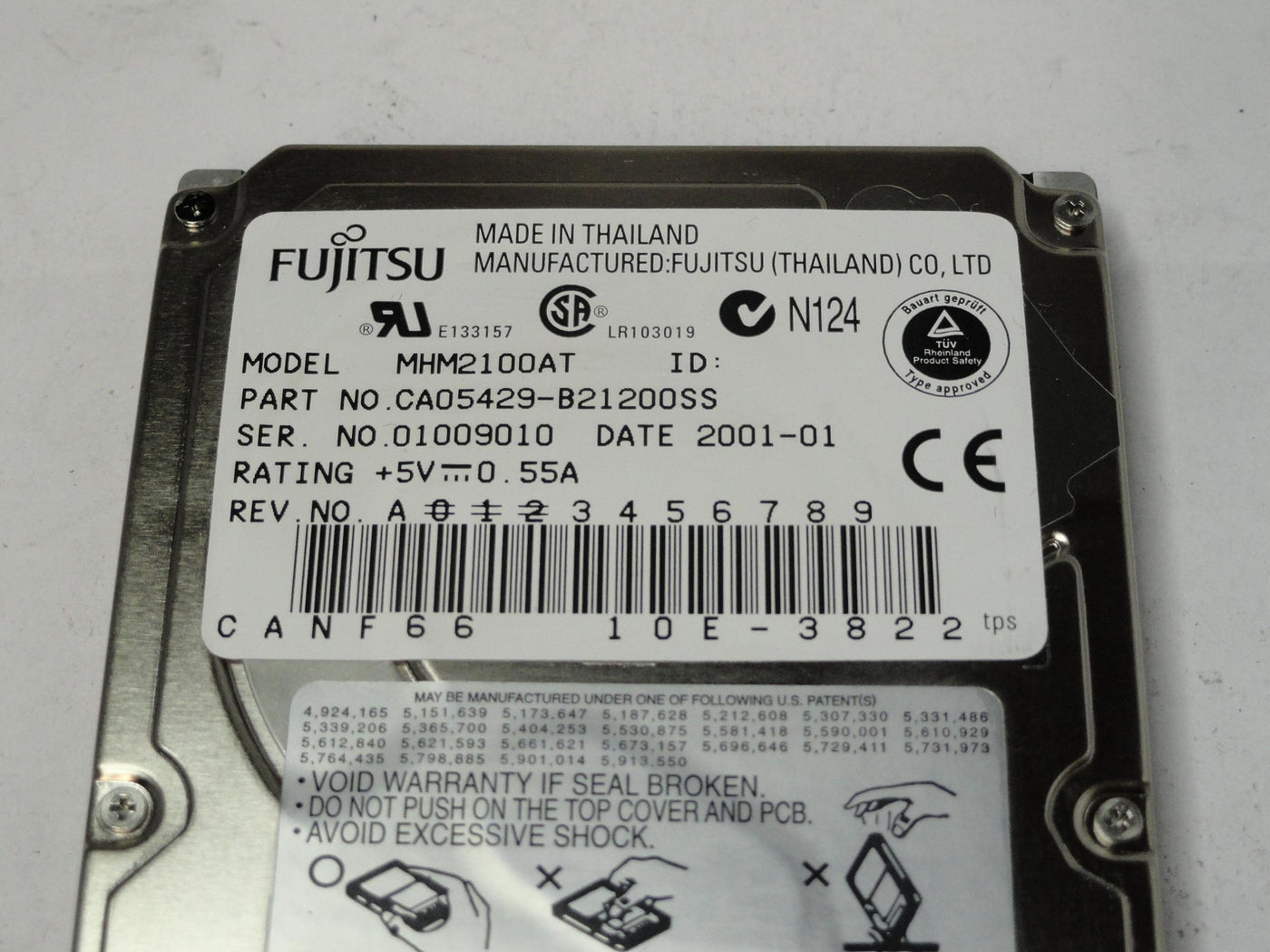 CA05429-B21200SS - Fujitsu 10GB IDE 4200rpm 2.5in HDD - Refurbished