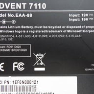 Advent 7110 - Advent 7110 1.7Ghz 1Gb Ram No HDD Laptop - Silver & Black - With PSU - CD-RW/DVD-RW Drive - USED