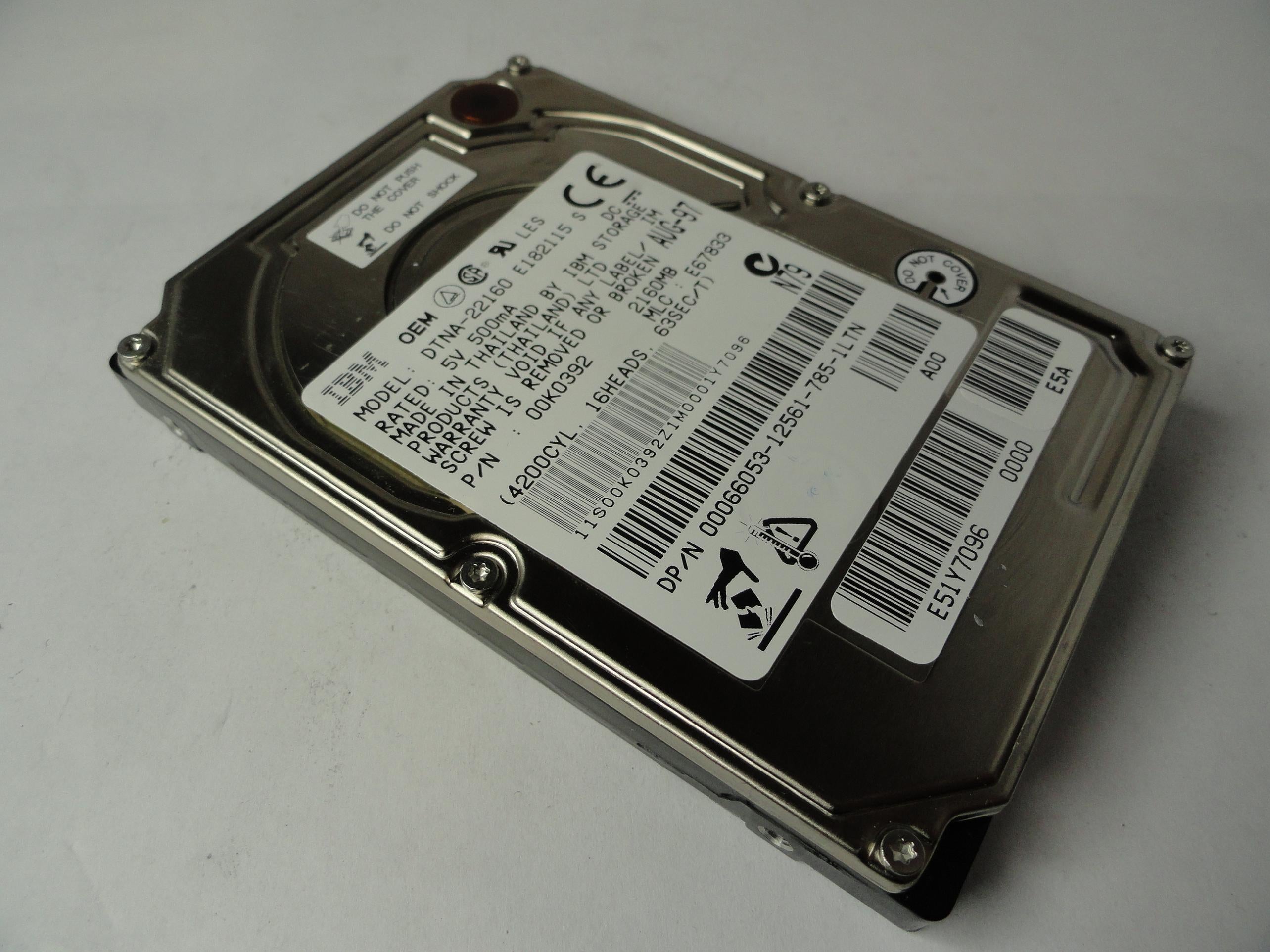 PR20416_00K0392_IBM Dell 2.1Gb IDE 4200rpm IDE 2.5in HDD - Image2