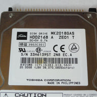 PR20499_HDD2168_Toshiba HP 20GB IDE 4200rpm 2.5in HDD - Image3