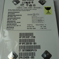 9CY3001-030 - Seagate HP 40Gb IDE 4200rpm 3.5in Low Profile HDD - Refurbished