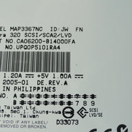 CA06200-B14000FA - Fujitsu 36Gb SCSI 80 Pin 10Krpm 3.5in HDD - Refurbished