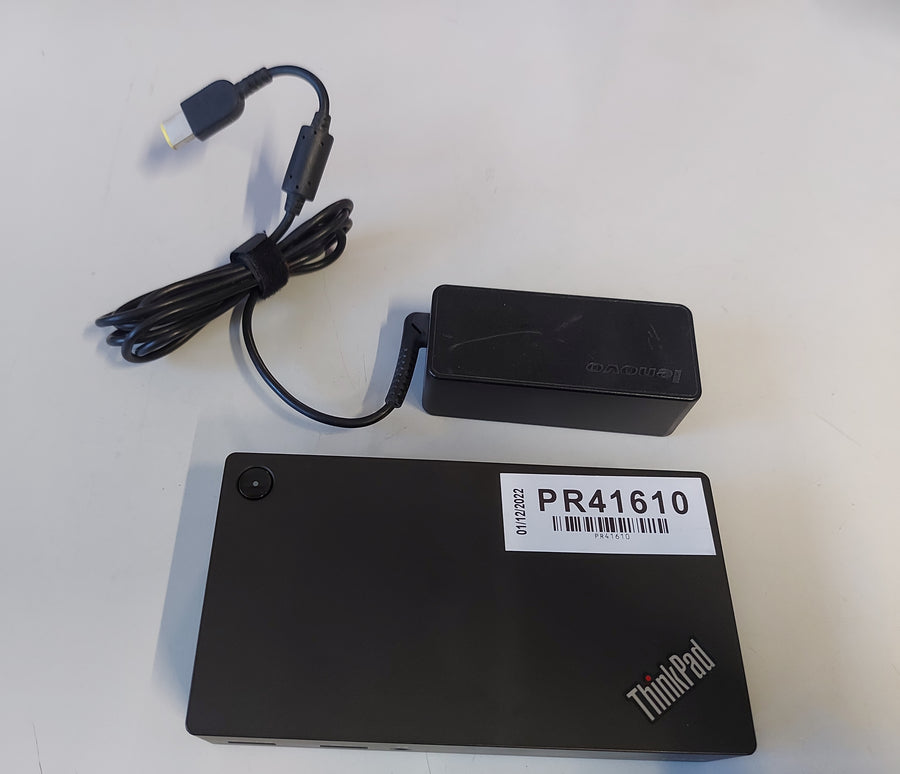 Lenovo Thinkpad USB 3.0 Ultra Dock w/ AC Adapter ( DK1523 SD20H10908 03X6898 ) USED 