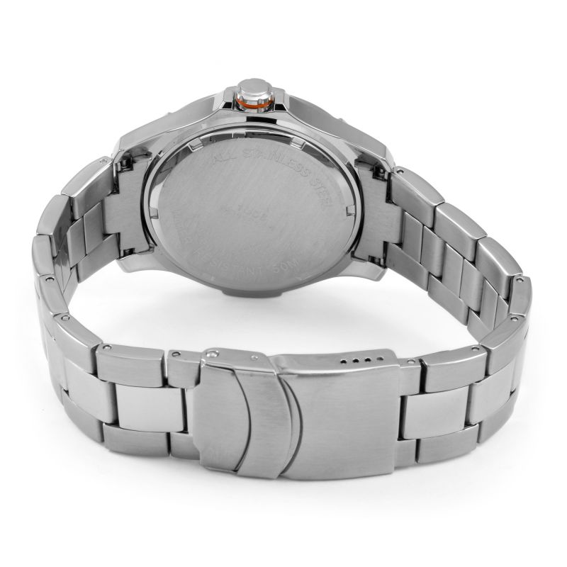 Accurist Mens Black Stainless Steel Bracelet Watch ( MB1161BO )