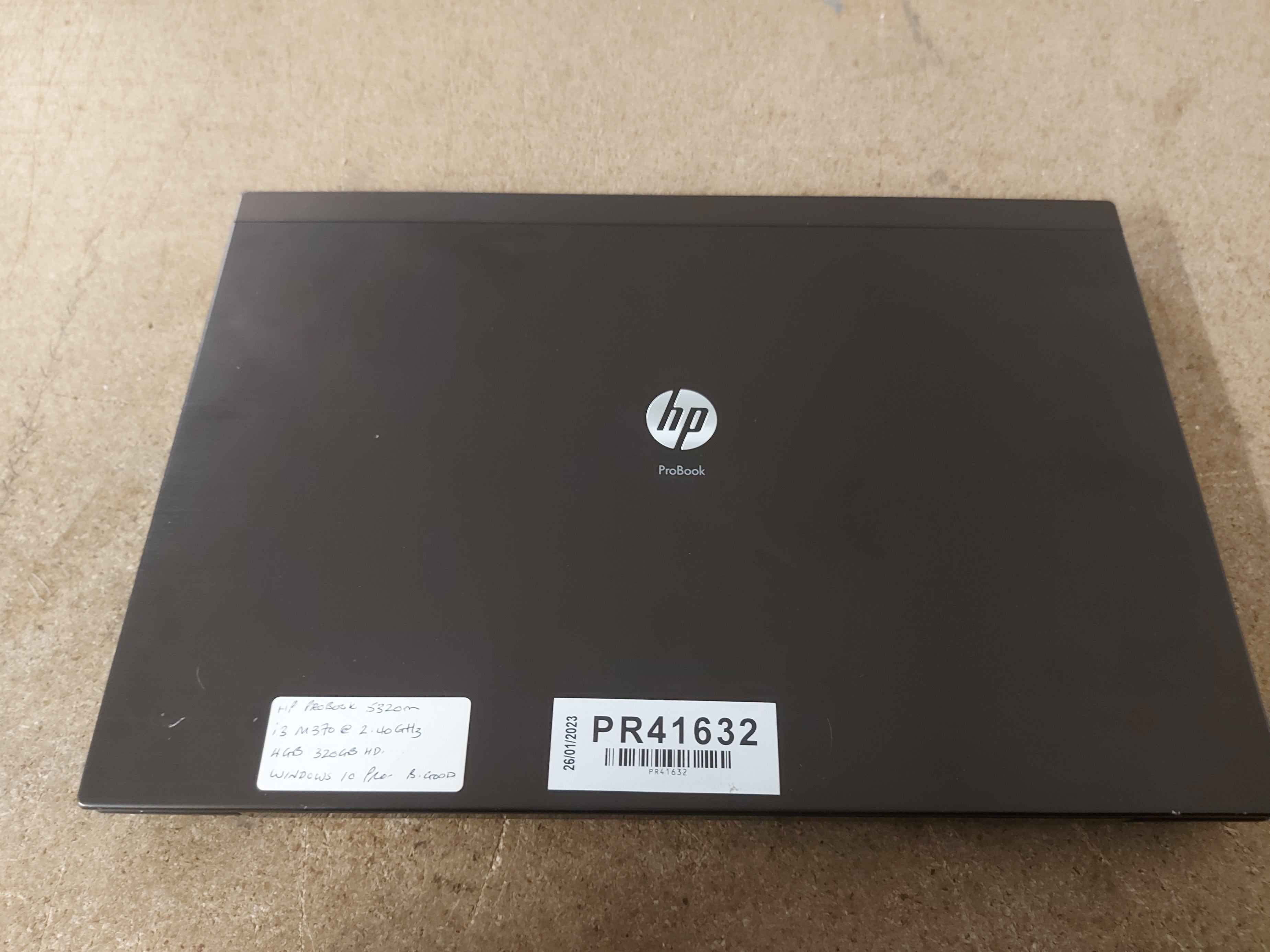 HP Probook 5320m 320GB HD 4GB RAM Core i3-M370 2400MHz 13.3" Laptop ( WS993EA#ABU ) USED