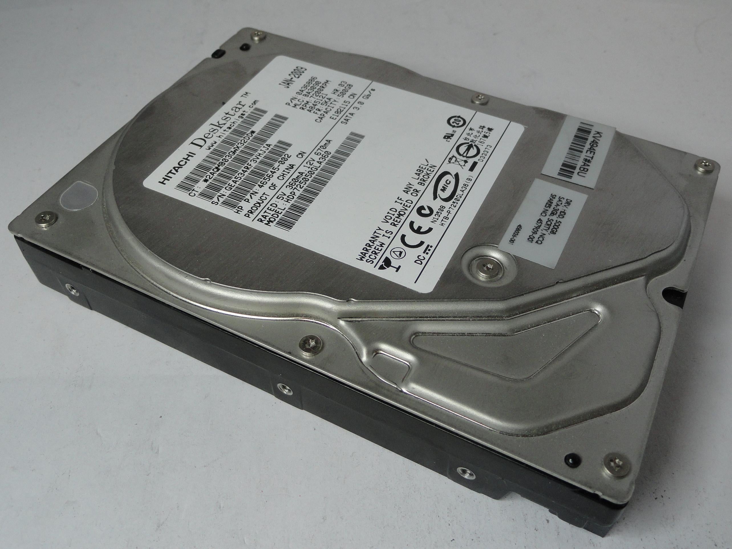 PR20868_0A36886_Hitachi HP 500Gb SATA 7200rpm 3.5in HDD - Image3