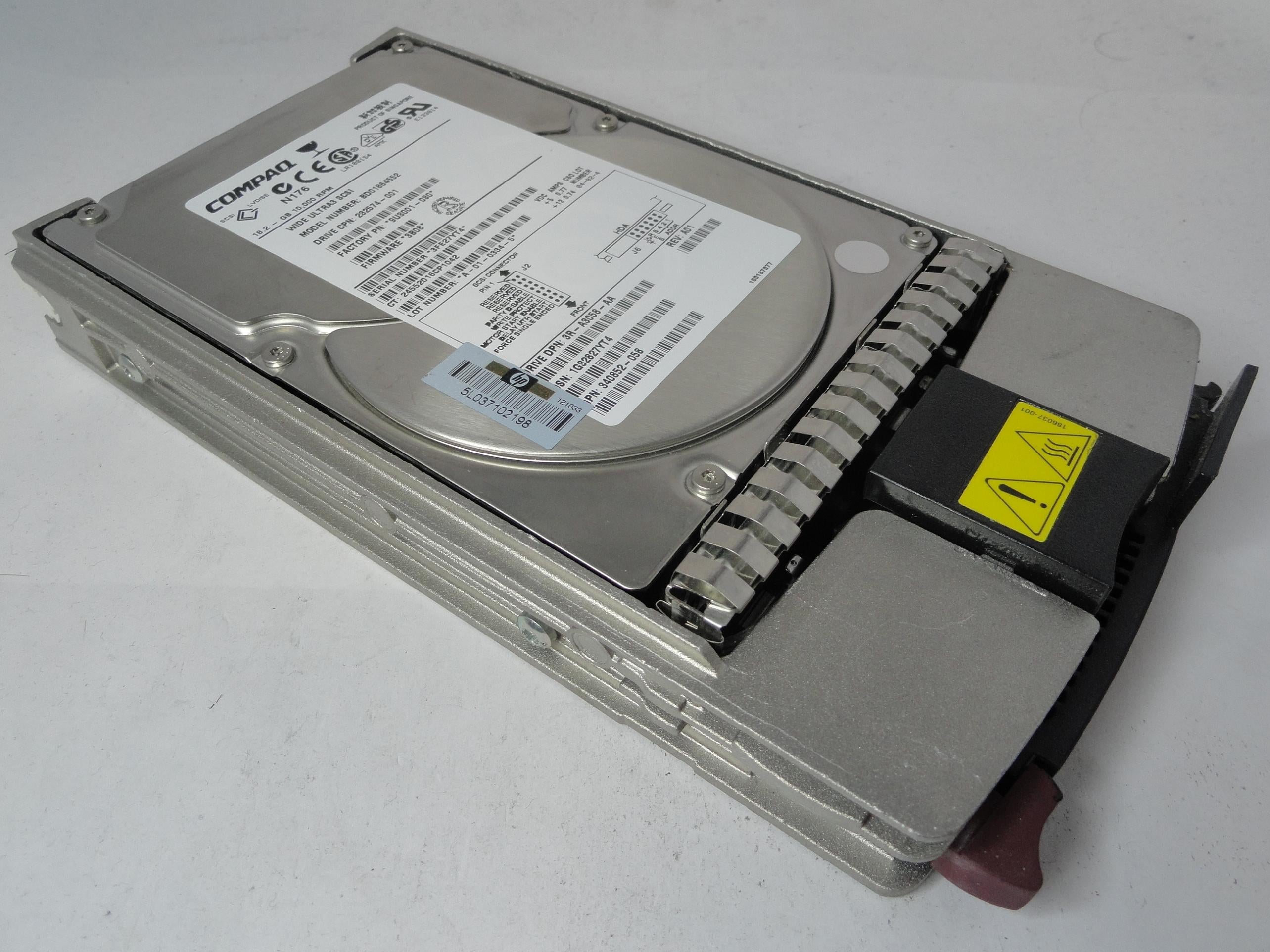 PR20936_9U3001-030_Seagate Compaq 18.2GB SCSI 80 10Krpm ReCert HDD - Image4