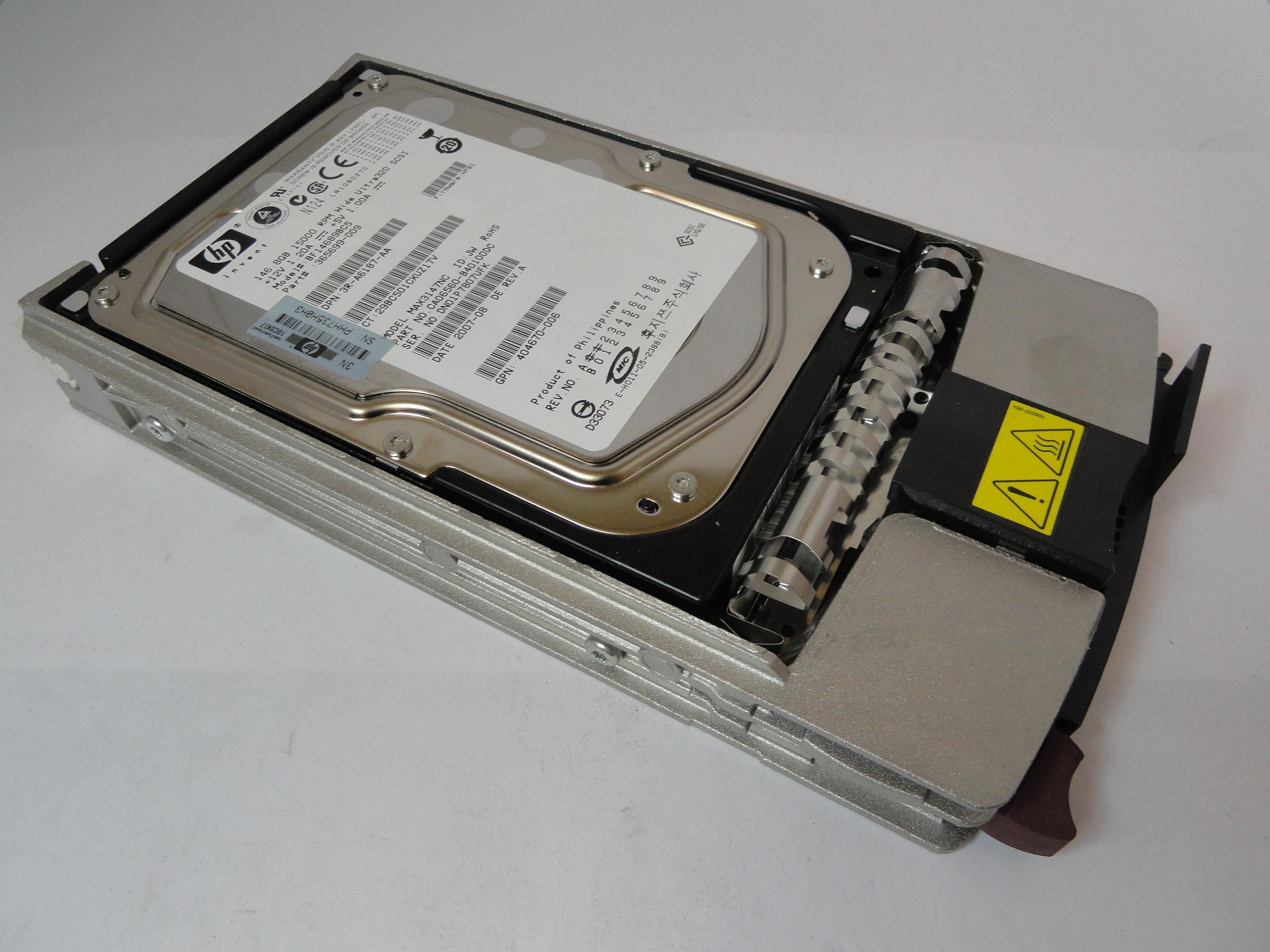 PR21293_CA06560-B40100DC_Fujitsu HP 146.8GB SCSI 80 Pin 15Krpm 3.5in HDD - Image4