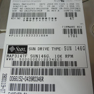 CA06243-B42200SB - Fujitsu SUN 146Gb Fibre Channel 10Krpm 3.5in HDD - USED