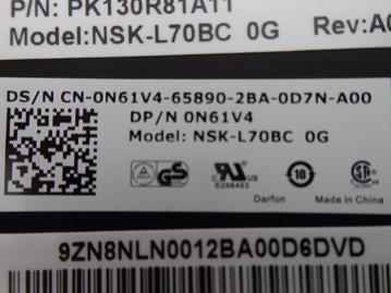 N61V4 - DELL LATITUDE E6430u German Backlit Keyboard - NOB