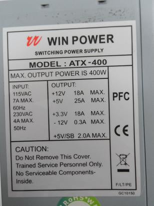 PR21409_ATX-400_Win Power ATX-400 PSU - Image2