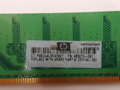 PR21451_M393T2863QZA-CE7Q0_HP/Samsung 1GB PC2-6400 DDR2-800MHz 240-Pin DIMM - Image2