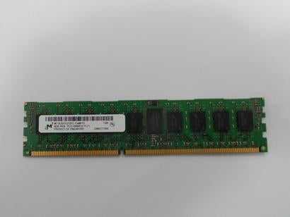 MT18JSF51272PZ-1G4M1FE - HP/Micron 4GB PC3-10600 DDR3-1333MHz ECC Registered CL9 240-Pin DIMM Single Rank Memory Module Mfr P/N MT18JSF51272PZ-1G4M1FE - Refurbished