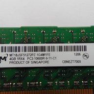 PR21454_ MT18JSF51272PZ-1G4M1FE_HP/Micron 4GB PC3-10600 DDR3-1333MHz 240-Pin DIMM - Image3
