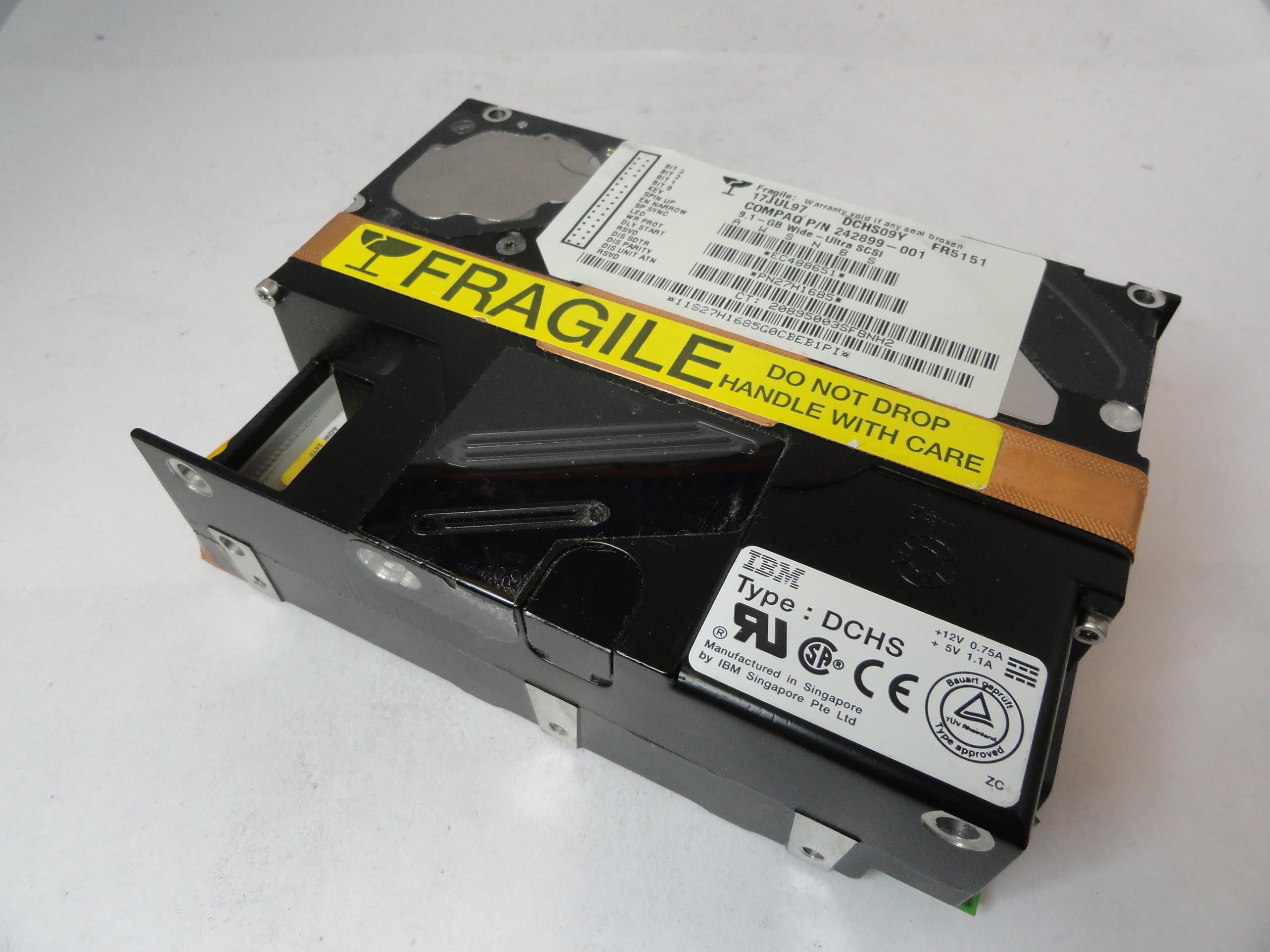 PR21796_27H1685_IBM Compaq 9.1Gb SCSI 80 Pin 7200rpm 3.5in HDD - Image2