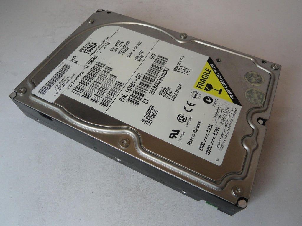 PR21861_WD150BA-60AGA0_Western Digital Compaq 15Gb IDE 7200rpm 3.5in HDD - Image2