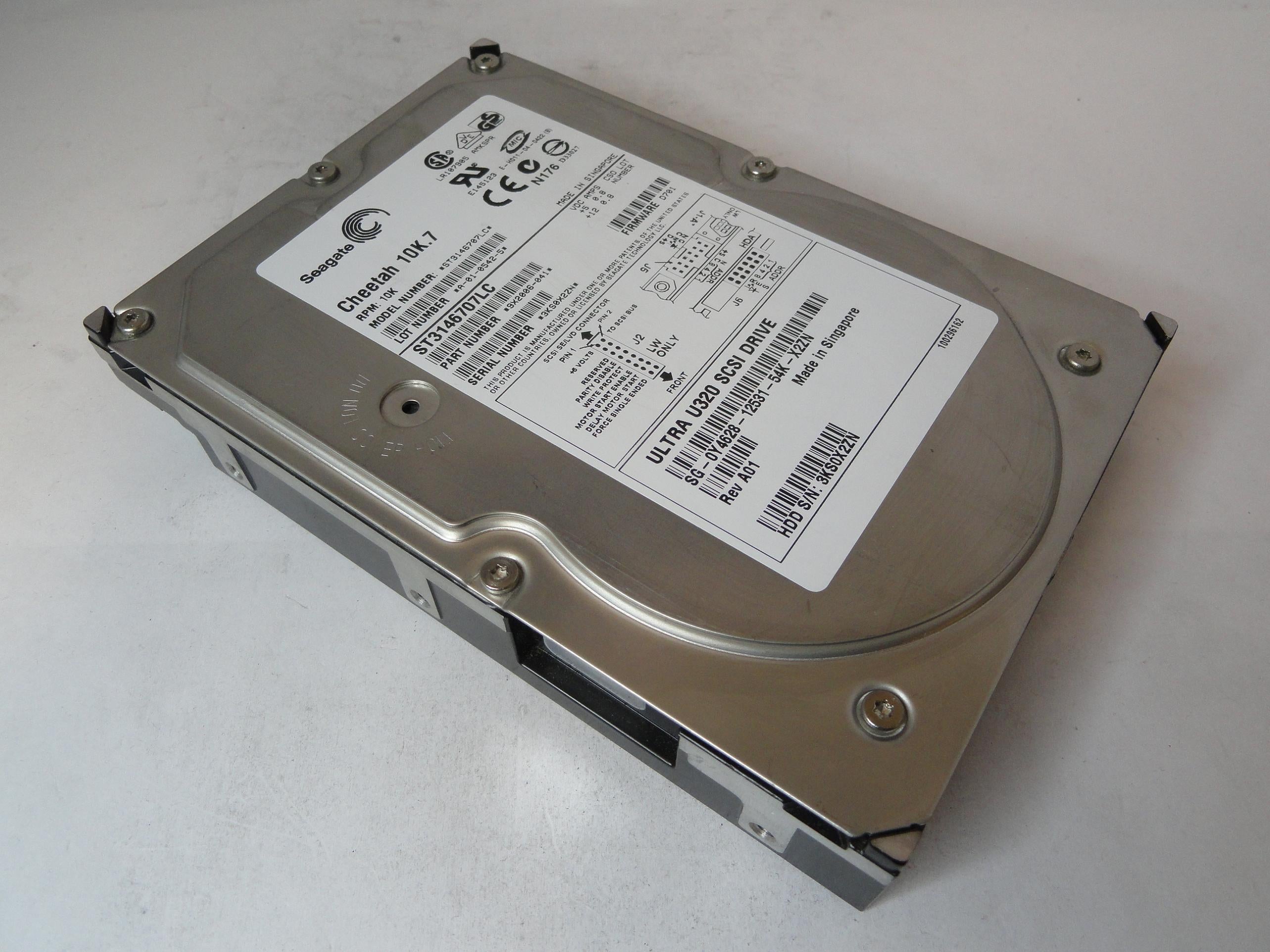 9X2006-041 - Seagate Dell 146Gb SCSI 80 Pin 10Krpm 3.5in HDD - USED