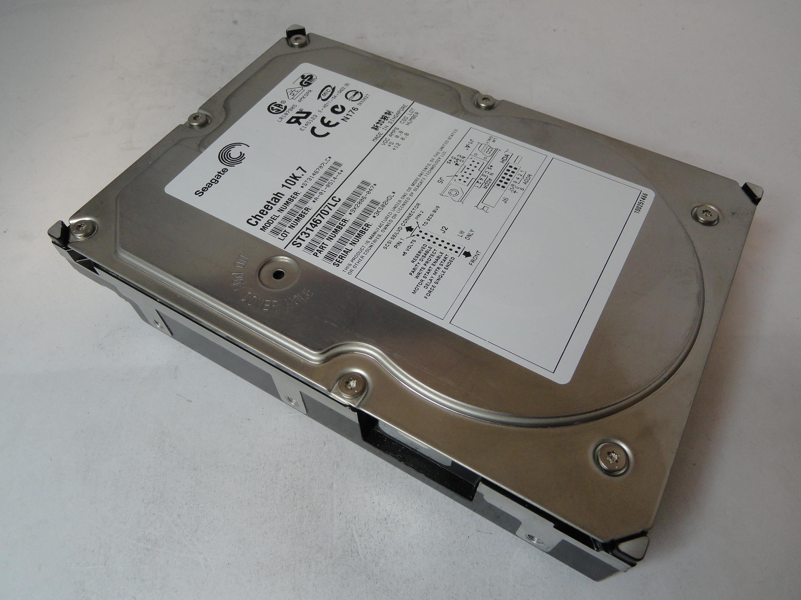 PR21941_9X2006-047_Seagate 146Gb SCSI 80 Pin 10Krpm 3.5in HDD - Image2