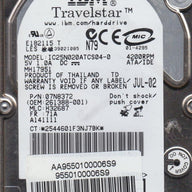 Hitachi 20GB Travelstar 40GN IDE 2.5" Internal HDD ( 07N8372 IC25N020ATCS04-0 ) ASIS