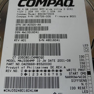 PR22168_CA05668-B55200DC_Fujitsu Compaq 36.4GB SCSI 68 Pin 10Krpm 3.5in HDD - Image3