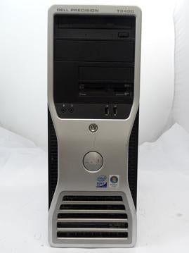 T3400 - Dell Precision T3400 Intel Core 2 Quad 3Ghz 8Gb RAM DVD/CD-Rom Workstation - no HDD - USED