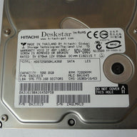 0A31619 - Hitachi 500GB SATA 7200rpm 3.5in Deskstar HDD - USED