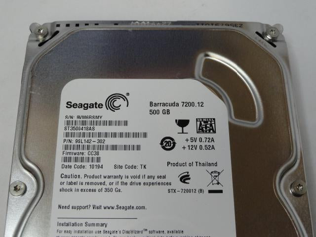 PR22357_9SL142-302_Seagate 500Gb SATA 7200rpm 3.5inn HDD - Image3