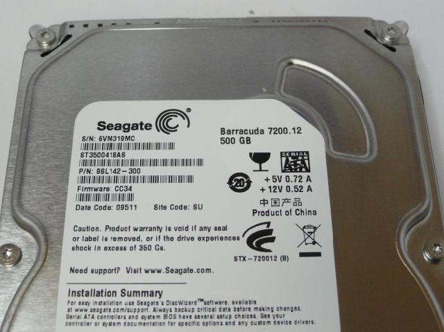 PR22365_9SL142-300_Seagate 500Gb SATA 7200rpm 3.5in HDD - Image3