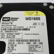 PR22369_WD1600JS-75NCB1_Western Digital Dell 16Gb SATA 7200rpm 3.5in HDD - Image3