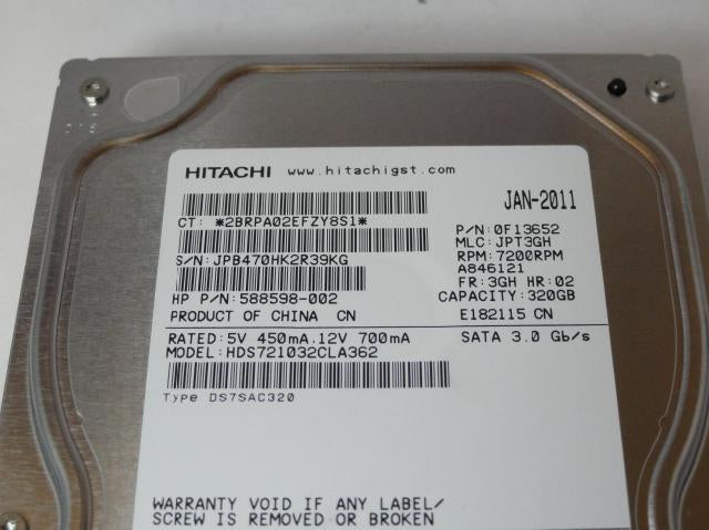 PR22398_0F13652_Hitachi HP 500GB SATA 7200rpm 3.5in HDD - Image4