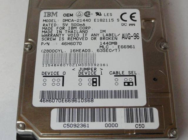 PR22403_46H6070_IBM 1.4Gb IDE 4200rpm 2.5in HDD - Image3