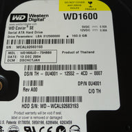 PR22615_WD1600JD-75HBB0_Western Digital Dell 160Gb SATA 7200rpm 3.5in HDD - Image2