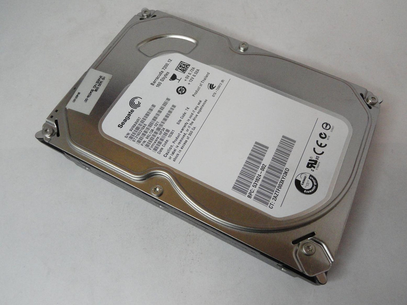 PR22898_9SL13A-021_Seagate HP 160Gb SATA 7200rpm 3.5in HDD - Image3
