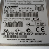 PR23017_HDD1764_Toshiba Dell 80Gb ZIF 4200rpm 1.8in HDD - Image3