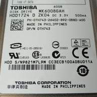 PR23018_HDD1724_Toshiba Dell 60Gb ZIF 4200rpm 1.8in HDD - Image3