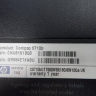 PR23050_GR684ET#ABU_HP 6710b Core 2 Duo 2.2GHz Laptop - Image2