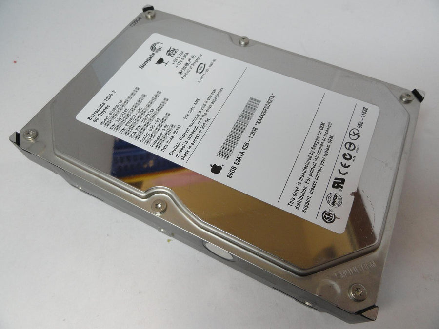 9W2003-040 - Seagate Apple 80GB IDE 7200rpm 3.5in Barracuda 7200.7 HDD - Refurbished