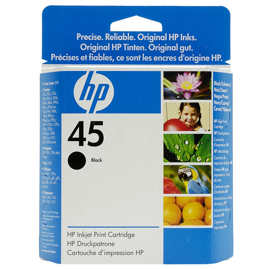 51645GE - HP 45 Black Inkjet Print Cartridge - NEW