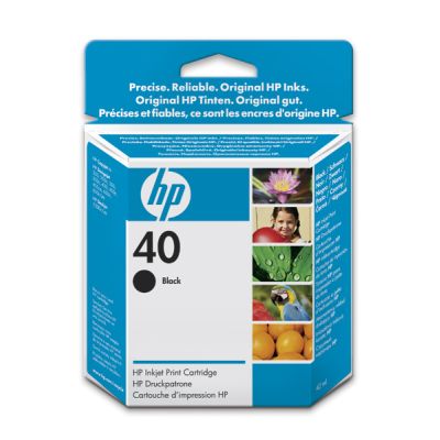 51640AE - HP 40 Black Inkjet Print Cartridge - 42ml - NEW