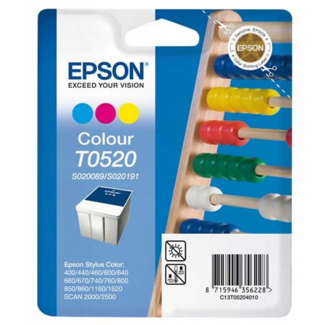 C13T05204010 - Epson Tri-Colour Ink Cartridge - NEW