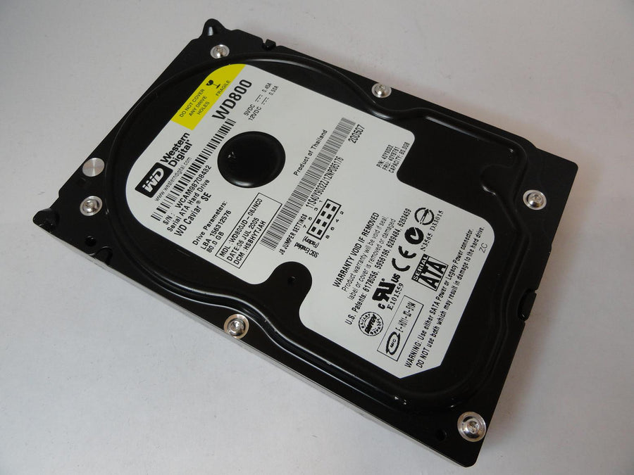 WD800 - Western Digital 80GB IDE 7200rpm 3.5in HDD - USED