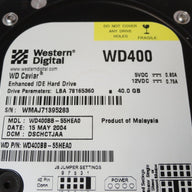 PR24006_WD400_Western Digital 40GB IDE 7200rpm 3.5in HDD - Image3