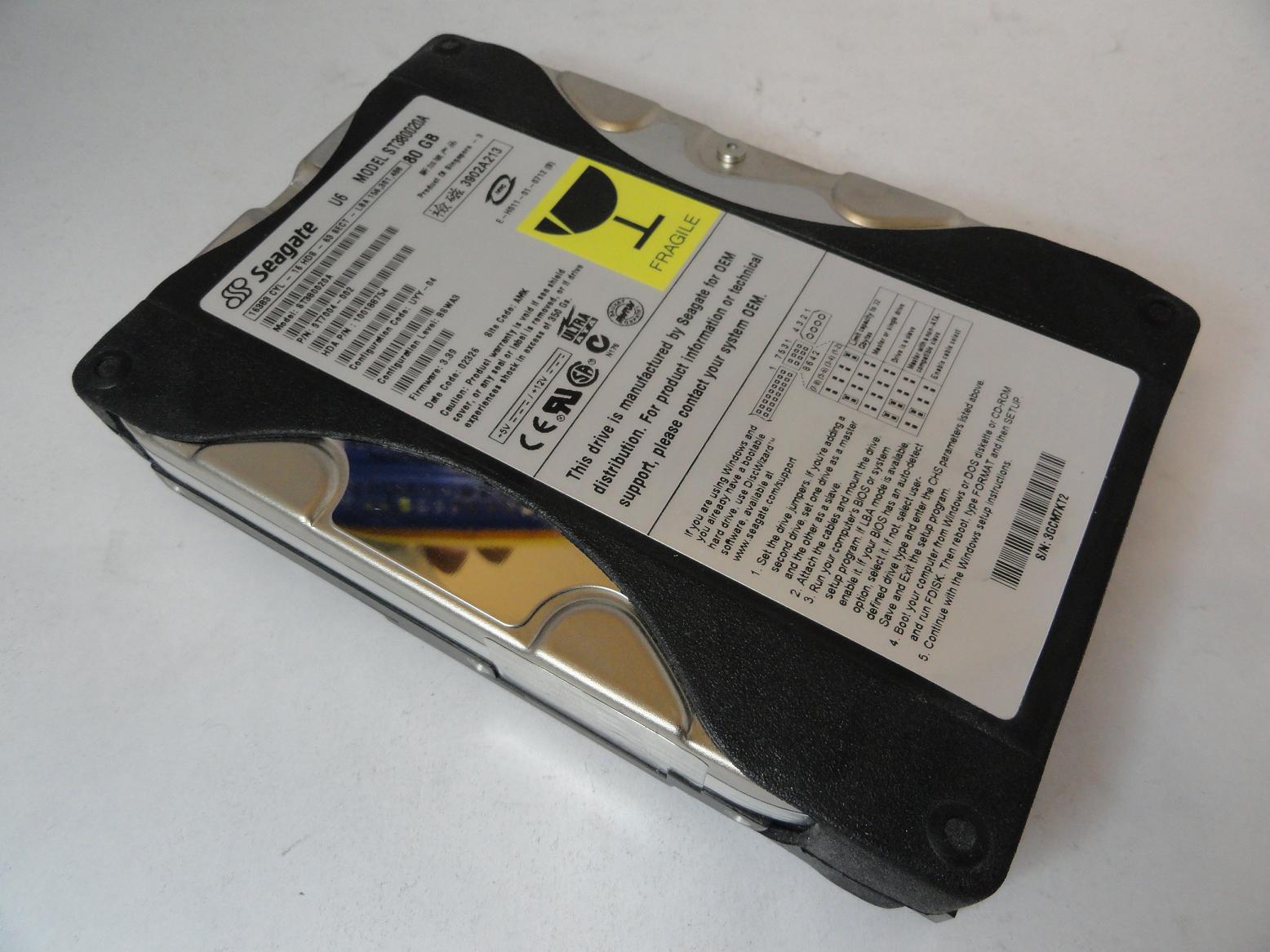 9T7004-002 - Seagate 80GB IDE 5400rpm 3.5in HDD - Refurbished