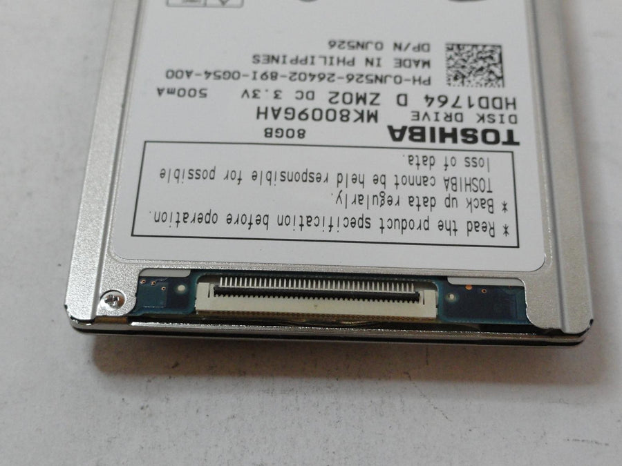 PR23922_HDD1764_Toshiba Dell 80GB ZIF 4200rpm 1.8in HDD - Image2