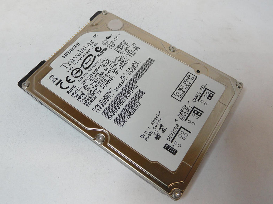 0A26307 - Hitachi 80GB IDE 4200rpm 2.5in HDD - Refurbished