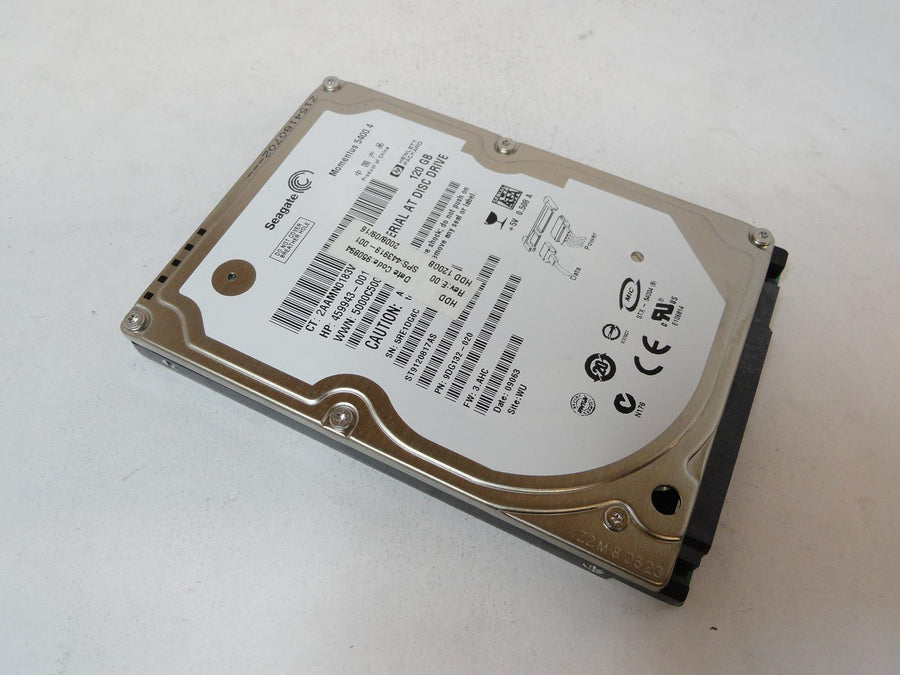 9DG132-020 - Seagate HP 120GB SATA 5400rpm 2.5in HDD - Refurbished
